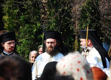 Părintele Serafim Nastasiu, starețul Mănăstirii Golia